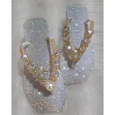 Havaianas Customizadas  Pedrarias de Luxo, moda feminina sandálias calçados