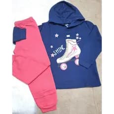 Conjunto Moletom Flanelado Infantil Menina Inverno Promoção Inverno Roupas Infantis Conjunto Menina