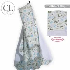Toalha de Banho Toalha Bebê com Capuz 100% Algodão 80 x 80 cm
