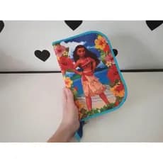 Estojo escolar, kit higiene, organizador, personagem, moana