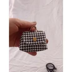 Bolsinha chaveiro, bolsinha porta fone, bolsinha miniatura