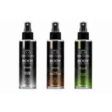 Kit Body Splash Masculino Pure Vibe Dark Code The Executive Lançamento Fox For Men