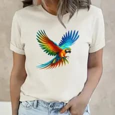 Baby Look Feminina Camiseta Algodão Blusa off Casual arara Premium