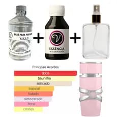 Kit para Perfumista Completo Iniciante YARA - Essência Óleo