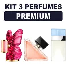 Kit 3 Perfumes Feminino 50 ml - Presente Perfeito