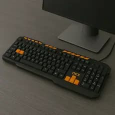 Teclado Gamer Action TC200 USB Performance e Estilo