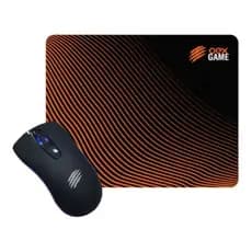 Combo Gamer Wave Mc105 Mouse LED RGB 2400 DPI USB 4 Botões Ergonômico para PC Notebook