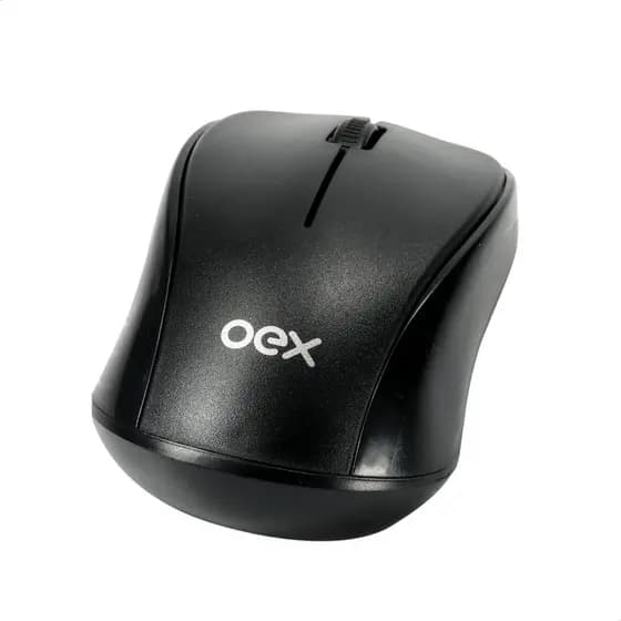Mouse Sem Fio Wireless Oex Standard Ms412 Usb 1200 Dpi 3 Botões Para Pc E Notebook Original