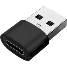 Adaptador USB-C para USB 3.0 OTG 5Gbps Carregamento 30W Android iPhone 15 16 17 Notebook Pendrive Mouse