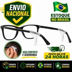 Kit 1/2/3 ou 6 Pares Trava Óculos Silicone Antiderrapante Gancho de Orelha para Haste Suporte Fixador Não Escorrega