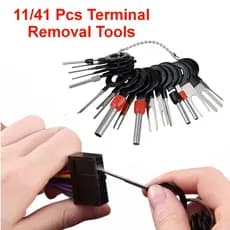 11/41pcs Terminal De Fio Para Carro Conector Extrator De Remoção De Agulha Conectores