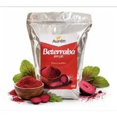 Beterraba em Pó  Natural 1kg Premium Pura Nitratos