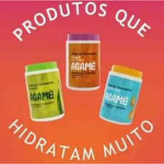 Kit Cronograma Capilar 3 Máscaras 1kg AGAMÊ Hidratação Nutrição Reconstrução