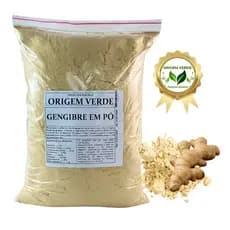 Gengibre Em Pó Puro Alta Qualidade - Importado - Origem Verde