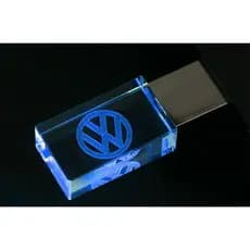 Iluminação LED De Vidro Cristalino Ford/VW/Chevrolet/Audi/Honda/Volvo/Fiat Logo Do Carro Unidade Flash USB 8GB 16GB 32GB