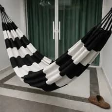 Rede de Descanso Xadrez 350×140cm – Rede de Dormir para Casal e Solo, Confortável, Várias Cores, Envio em 24h