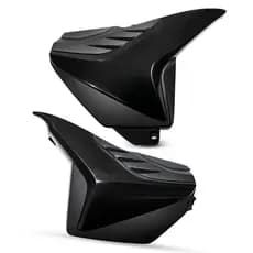 Tampa Carenagem Lateral Honda Fan 125 2009 Ate 2013 Preto Injetado (par) Sem Adesivo