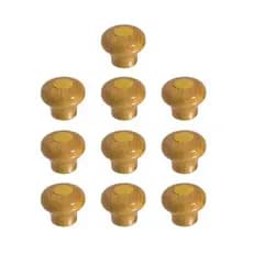 Jogo 10 Pegador Pomel de Madeira Tampas Panelas Frigideiras