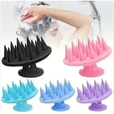 Escova Massageadora Couro Cabeludo Anti Caspa Anti Queda