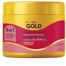 Cremes Multifuncionais 3 em 1 – Reconstrução Niely Gold e Pós Química Argan