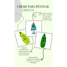 Creme para Pentear Origem 250ml - Definição e Brilho para seus Fios