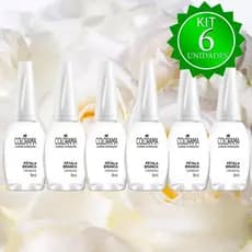 Kit Unidades Esmaltes Pétala Branca Colorama 8ML