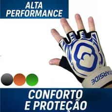 Par de Luva Futsal Adulto - Luva para Goleiro - Par de luva Meio Dedo