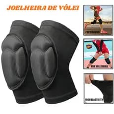 Par de Joelheira Acolchoada de Voleibol, Basquete, Goleiro Futebol - Manguito curto Proteção Braço
