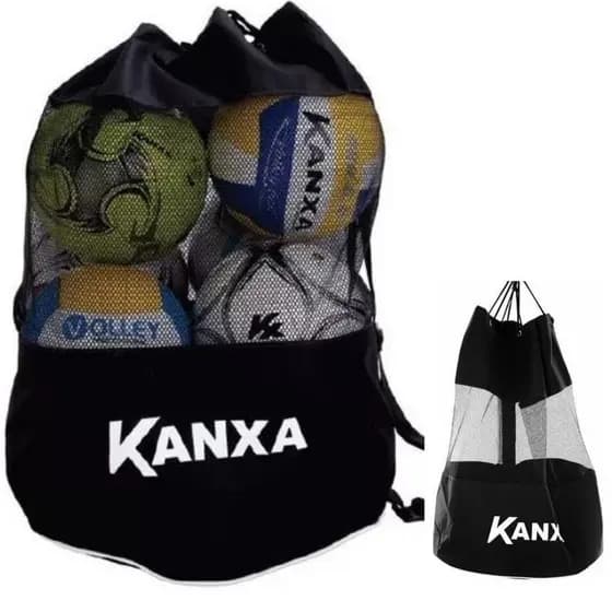 Porta Bola Futebol - Bolsa Saco Transporte Bolas - Kanxa - Mochila Futebol Transporte
