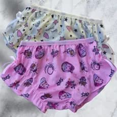 10 Calcinhas Shortinho Menina Box Infantil Estampada