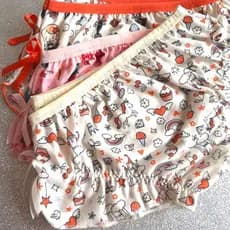 6 Shortinhos Calcinhas Infantil Balãozinho Estampada - PROMOÇÃO