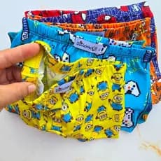 5 Cueca Box Menino Boxer Infantil Minino Criança Estampada De Personagens Confortável