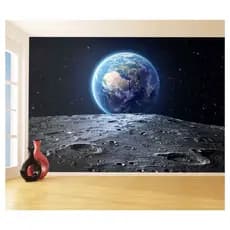 Papel de parede Adesivo espaço estrelas galáxia planeta terra m² várias medidasNSP 010