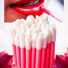 Kit 200 Pincel Aplicador Descartável De Gloss e Batom