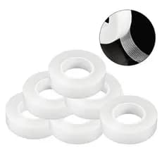 Kit 5 Fitas Transpore Adesiva Transparente Antialégica para Extensão de Cílios 10m