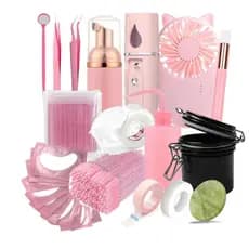 Kit Completo Iniciante Para Extensão e Alongamento De Cílios