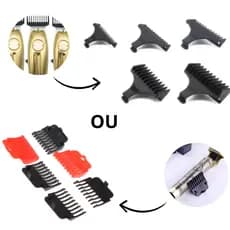 KIT DE PENTE PARA MAQUINA KEMEI/MAQUINA DRAGAO K9 Pentes de disfarce para máquina de cortar cabelo