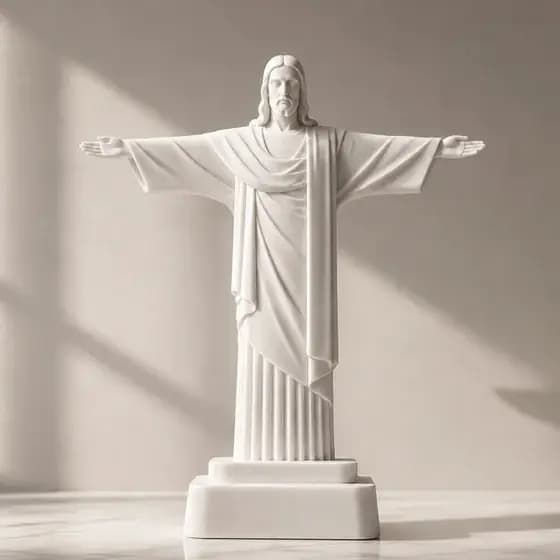 Cristo Redentor Estátua Decoração Rio de Janeiro Religiosa Presente Casa Sala Souvenir Brasil