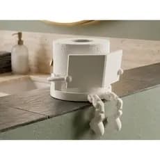 Suporte Papel Higiênico Boneco | Porta Rolo Criativo Banheiro