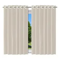 Cortina Blackout Corta Luz P/ Sala Quarto 2,00m L X 1,40m A Bege