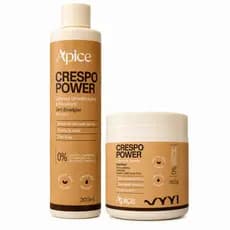 Kit Apice Crespo Power Tratamento Completo para Cabelos Crespos