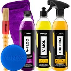 Kit Tok Final V-Floc V-Mol Shampoo Automotivo Shampoo Vonixx