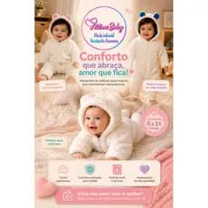 Macacão bebê menino e menina Pele de Carneiro quentinho/pronta entrega/presente/recém nascido/chá de bebê