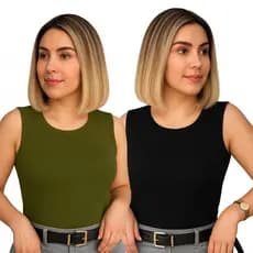 Regata Feminina Lisa Blusa Básica Camiseta Casual Blusinha Lisa Slim