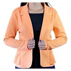 Blazer Casaco Neoprene Curto