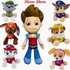 Pata Patrulha De Pelúcia Boneca Ryder Chase Marshall Skye Cão De Híspero Rubble Zuma Pup Figuras De Ação Macio presente
