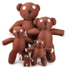 Presente De Aniversário Bonito TV Mr Bean Urso De Pelúcia Animal Colecionável Macio Boneca Crianças Menino Menina Brinqu