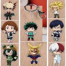 Anime Acrílico Chaveiro Para Meu Herói Academia Série Colecionáveis Deku Bakugou Todoroki BNHA