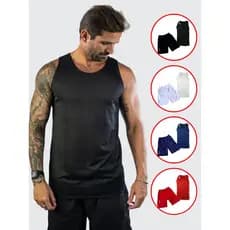 Regata + Bermuda DryFit Refletiva Para Treino e Atividades em Geral