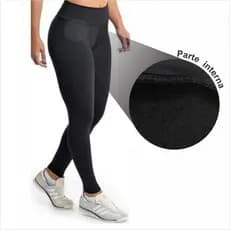 Legging Flanelada Calça Leg Peluciada Por Dentro Costura Reforçada Calça Térmica